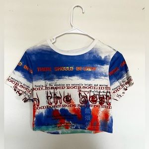 Graphic Cropped Tee